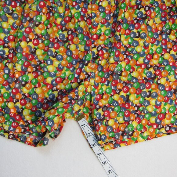 New. Men's M&M's Boxer Lightweight Poplin Lentil Print Multicolor Size XL - Picture 3 of 12